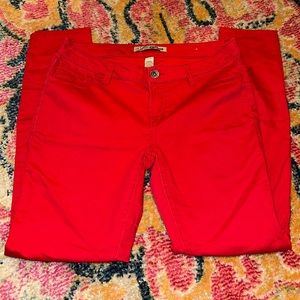 Red❤️ skinny jeans